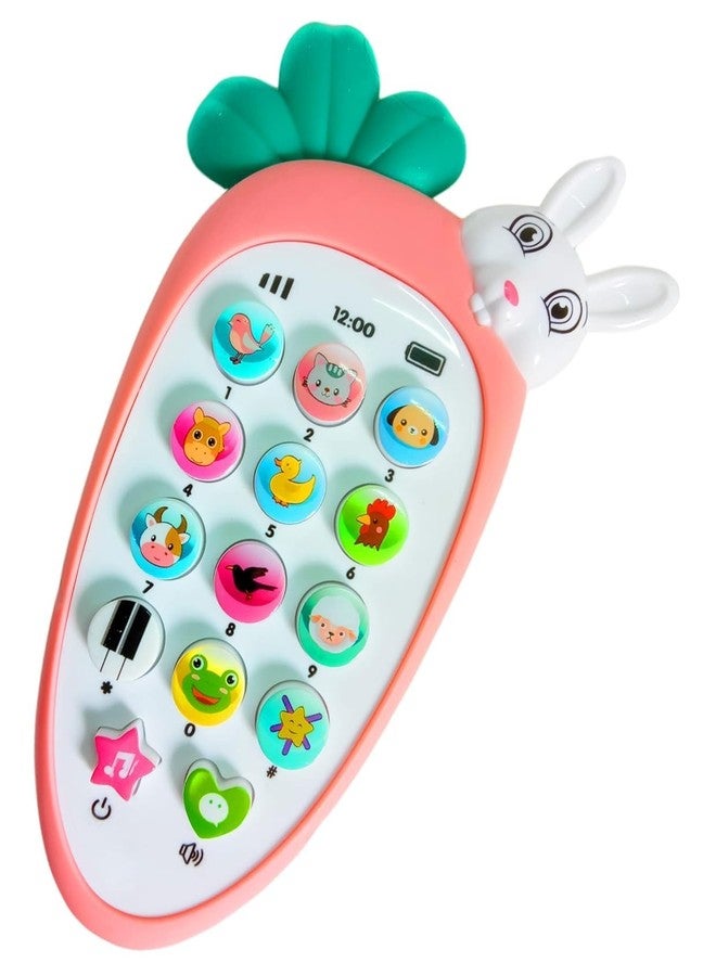 DMAYA Phone Cordless Feature Mobile Phone Toys Mobile Phone for Kids Phone Small Phone Toy Musical Toys for Kids Smart Light Birthday Gifts for Boys & Girls Multi Color - Image 4